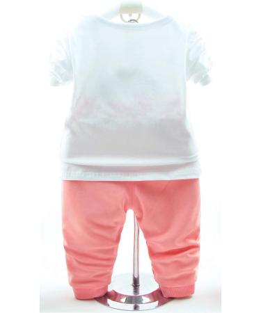 Yao Baby Girls 3 Piece Set - T-Shirt, Vest, Pants - Light Pink (2-3 Years) - Buy Online on SooperMarket.com