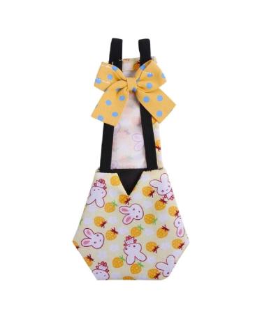Duck diapers waterproof chicken diaper poultry clothes reusable for vacation birthday celebration best gift chicken diapers for chicks small bantam rooster reusable duck yellow l