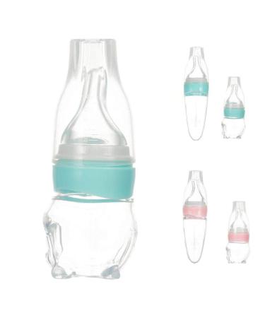 Baby Medicine Feeder Silicone Simulation Pacifier Medicine Dispenser With Scale Anti Choking Design(Pink-40Ml)