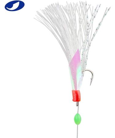 Fishing Rigs 6 Hook Set Rainbow Skin Silk String Hook Lure Bait Rig Tackle - Available in 5/10/25/50/100 Packs - Buy Online on SooperMarket.com