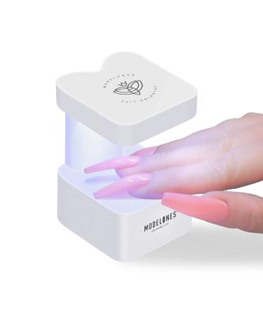 Modelones Mini LED Nail Lamp, Innovative Gel Nail Lamp, U V Lamp for Gel Nails, Quicky-Dry Nail Light, Portable USB Nail Dryer for Travel Manicure, Cute Meow Appearance Nail U V Light for Home DIY