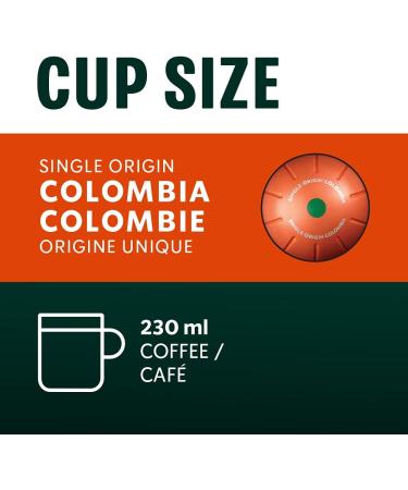 Starbucks By Nespresso Single Origin Columbia Coffee Pods Medium Roast Nespresso Vertuo Line Compatible Capsules 4 X 8 Coffee Pods 32 Count - Buy Online on SooperMarket.com