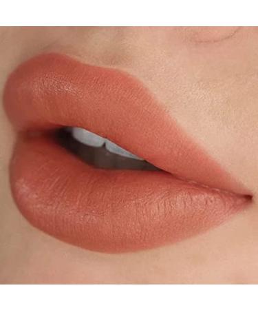 Bodyography Fabric Texture Lipstick - Long Lasting and Smudge-Proof Lip Liner - Creamy and Smooth Lip Makeup with Coconut Oil Chiffon (Nude Peach)