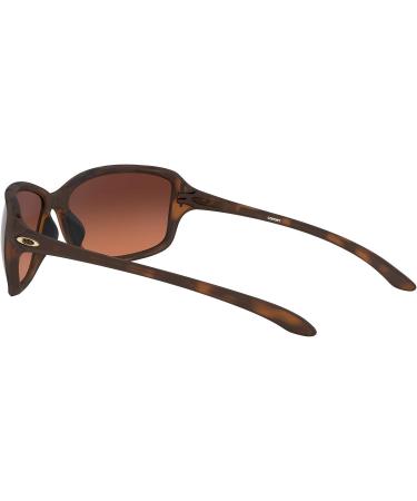 Oakley Women's OO9301 Cohort Rectangular Sunglasses - Matte Brown Tortoise/Prizm Brown Gradient Polarized - Buy Online on SooperMarket.com
