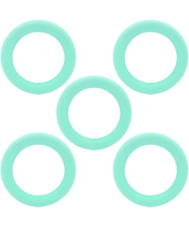Yuanshenortey 5Pcs 65mm Silicone Teething Toys - DIY Baby Chewable Nursing Shower Gifts | International Shipping Available - Buy Online on SooperMarket.com