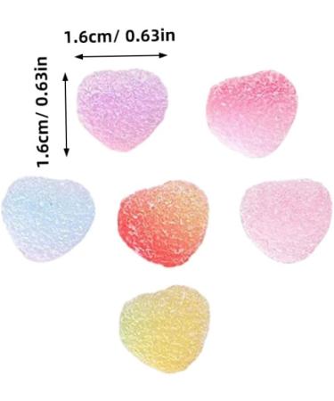 Toyvian 60pcs Simulation Gummies Candies Models Resin Candy Embellishments Taste Material - Buy Online on SooperMarket.com