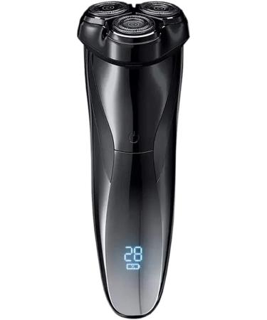 Electric Razor 3D Rechargeable Waterproof Electric Shaver Wet & Dry Rotary Shavers for Men Electric Shaving Razors with Pop-up Trimmer LED Display 150 Mins Battery Life for Shaving