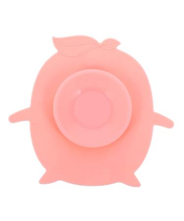 Hohopeti 1pc Suction Cup Mat Kids Placemat Suction Plates for Baby Suction Cup Plates for Toddlers Toddler Suction Plates Baby Suction Bowls and Plates Placemats for Kids Suction Cup Pad Pink 11.5X10.5cm