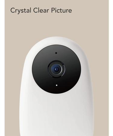 Nooie 1080P Baby Monitor Camera with Night Vision, Motion/Sound Detection, 2.4G WiFi Home Security, Alexa Compatible - 1 Pack - Buy Online on SooperMarket.com