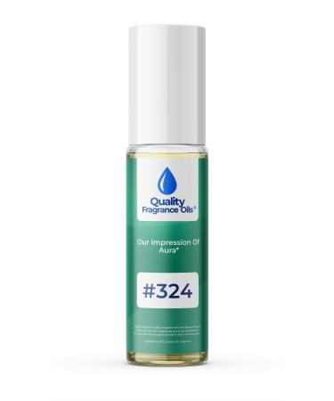 Quality Fragrance Oils' Impression #324 Inspired by Aura for Women (10ml Roll On) Aura for Women Impression #324 0.34 Fl Oz (Pack of 1)