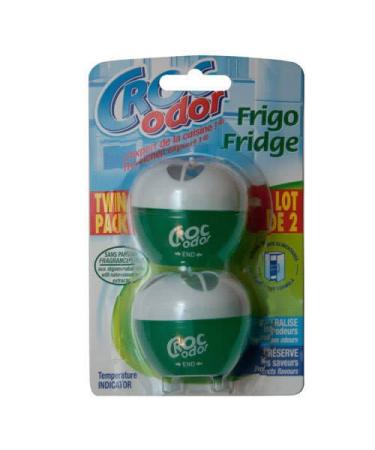 Croc odor double pack refrigerator odor neutralizer air freshener - your refrigerator is no longer contaminated by the smell of stronger smells such as fish.