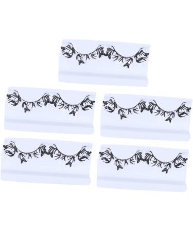 FOMIYES 10 Pairs Paper Cutting Lashes False Eyelashes Kit Artificial Eyelashes False Lashes Makup Party Eyelash Dress Masquerade Lashes Pink Cutting Shears Fake Lashes Natural The Photo - Buy Online on SooperMarket.com