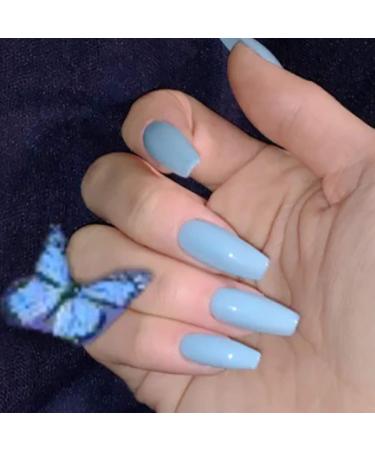 Brishow Salon Quality Artificial Nails Fake Nails 24pcs for Women and Girls