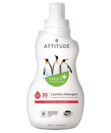 ATTITUDE Laundry Detergent Pink Grapefruit 35 Loads 35.5 fl oz (1.05 l)