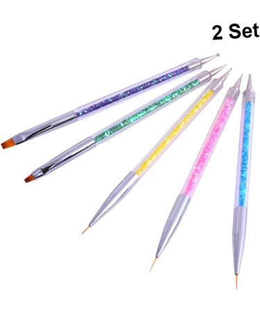 Sets Kit De Manicura Nail Art Nail Drawing Pen Nail Dotting Pen Nail Art Pen Gel Pen Manicure - Buy Online on SooperMarket.com