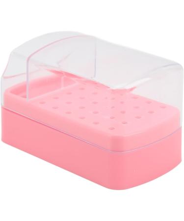 Nail Drill Bits Cleaning Brush Holder 30 Holes Space Saving Dust Proof Nail Drill Bit Holder for Nail Salon for Nail Technician (Roseate) - Buy Online on SooperMarket.com
