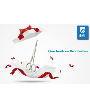 SMI Round Tip Nose Hair and Beard Scissors with Pouch - Small Grooming Scissors - Buy Online on SooperMarket.com