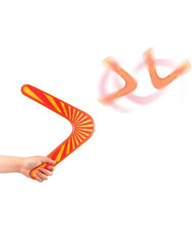 Sylvtoyvx Bumerang wood V-shaped boomerang litter toy woodenbumerang v form boomerangs from wood classic wooden hand over boomerang return outdoor sport flying games for children and adults 1 pieces