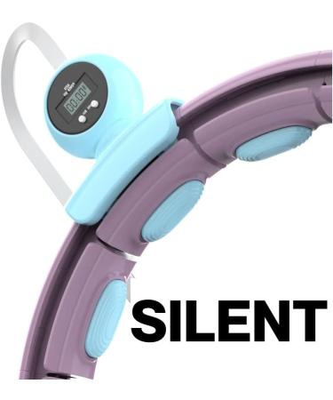 Swiss Activa+ Infinity Hoop Smart Weighted Hula Hoop | Exercise Equipment for Women | S4.S Purple Blue - Buy Online on SooperMarket.com