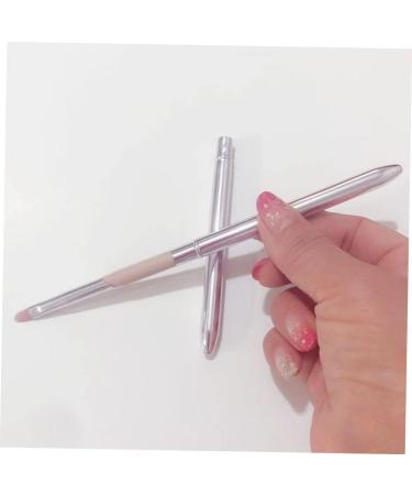minkissy Lip Brush with Lid Eye Shadow Applicators Travel Makeup Brush Lip Gloss Applicator Lipstick Cosmetics Brush Travel Lipstick Brush Lip Makeup Brush Lip Brush Applicator Fiber Wool 10.4x1cm Pink - Buy Online on SooperMarket.com