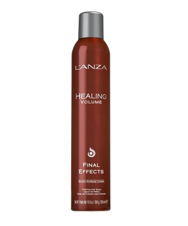L'ANZA Healing Volume Final Effects Hair spray with Strong Hold Effect  Boosts Shine  Volume  and Thickness for Fine and Flat Hair  Rich with Bamboo Bodifying Complex and Keratin (10.6 Fl Oz)