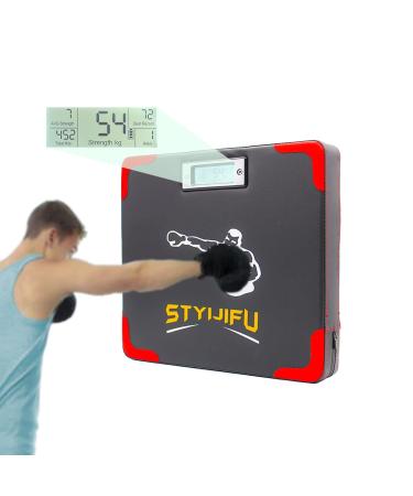 STYIJIFU Punch Force Tester,The Height of The Boxing Strength Test Pads Can Be Adjusted,Boxing Equipment for Adult Youth Kids,Punching Tester for Adults at Home