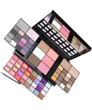 Beavorty 2pcs 74 Eyeshadow Palette Lip Gloss Blush set makeup Glitter 18*11cmx2pcs Picture 1x2pcs - Buy Online on SooperMarket.com