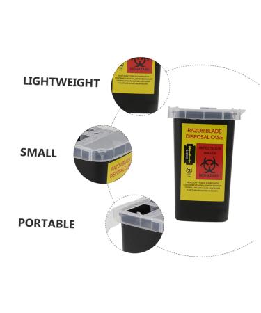 Beavorty 6 STK Klinge Storage Box - Sharp Disposal Container for Razor & Cutter - Break-Recycling Case for Shaving & Plastic Trash - Buy Online on SooperMarket.com