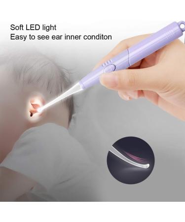Electric Earpick Iron Box with Comfortable Grip - Ergonomic Handle Earwax Remover for Baby Use - Purple - Buy Online on SooperMarket.com