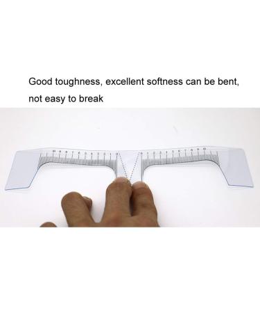 Tattoo Eyebrow Nose Grooming Ruler Set - 6 Pieces Microblading Stencil & Measure Tool - Buy Online on SooperMarket.com