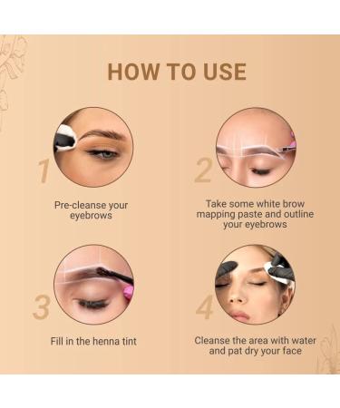 MinaiBrow Eyebrow Conditioning Cleanser 100ml + White Brow Paste 5g | Hydrating, Moisturizing, Brow Mapping & Shaping - Buy Online on SooperMarket.com