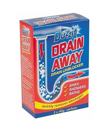 Duzzit Drain Away - 3 x 40g Sachets by cleaning