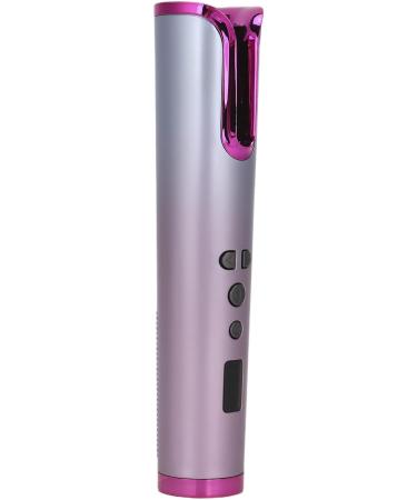 Automatic Hair Curler - USB Rechargeable Cordless Curling Iron Wand with 6 Temp Settings - Perfect for Effortless Hair Styling - Buy Online on SooperMarket.com