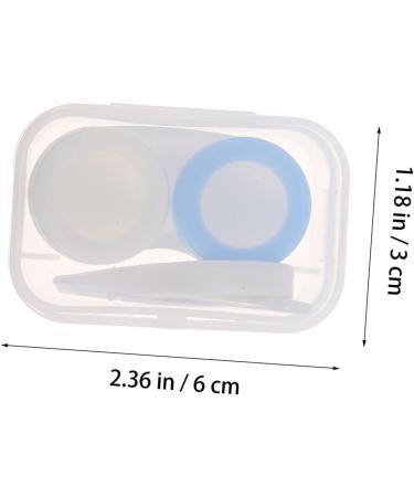 Buy Gatuida 4-Piece Contact Lens Container Set | Plastic Tweezers & Travel Storage Box for Eye Care - Buy Online on SooperMarket.com