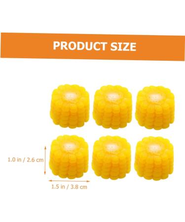 Alipis 6pcs Simulated Vegetables Fake Corns Props Food Ornament Broccoli Crowns Corn Stalks Artificial Corns Props Simulated Corns Fake Props Plastic Photo Prop Simulation Tomato Toy Pvc - Buy Online on SooperMarket.com