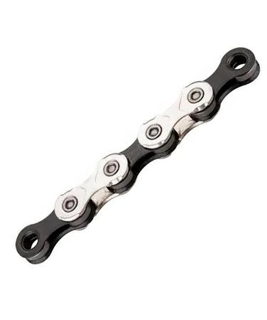 KMC X11 11 Speed Chain - 118 Links - Silver and Black Bicycle Chain with Quick Link - Buy Online on SooperMarket.com