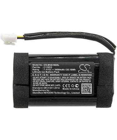 Replacement Battery for Bang & Olufsen BeoPlay A1 C129D3 - 3400mAh | International Shipping Available - Buy Online on SooperMarket.com