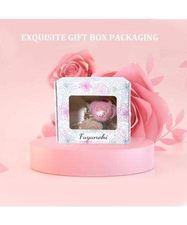 Fuyunohi 2 Pack Large Flower Claw Metal Barrettes | White+Champagne Mesh Rose Hair Clips for Women | Stylish Hair Accessories for Thick Hair - Buy Online on SooperMarket.com