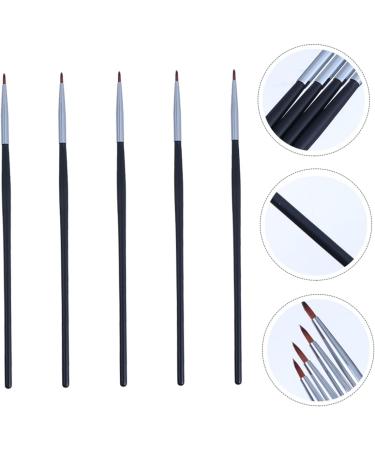 Gogogmee 5pcs Fine Eyeliner Brush Eyeliner Brush Applicator Cosmetic Brushes Cosmetic Lip Brush Gels Fiber - Buy Online on SooperMarket.com