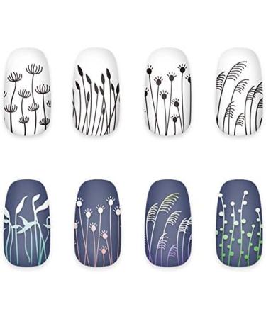 Nature Series Flowers Nail Art Stamping Plate - Alexnailart NA016 - Buy Online on SooperMarket.com