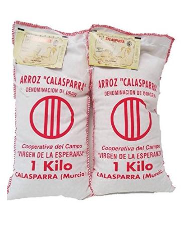 CALASPARRA Rice (Paella Rice) - 2 bags, 4.4 lbs