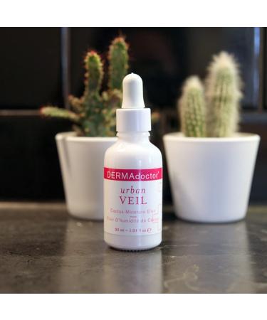 DERMAdoctor Urban Veil Cactus Moisture Elixir - Hydrating Serum for Radiant Skin | 1.01 oz - International Shipping Available - Buy Online on SooperMarket.com
