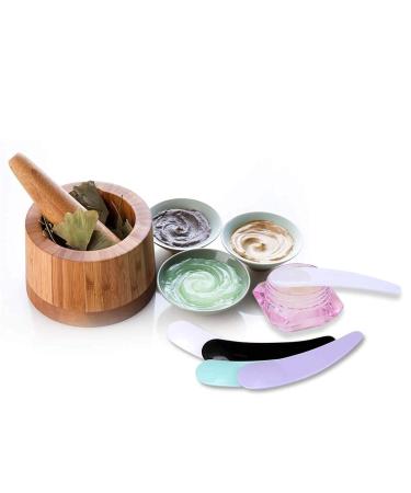 BTYMS 200 Pcs Disposable Mini Cosmetic Spatula Set - Multi Colored Mask Scoops for Mixing and Sampling - Buy Online on SooperMarket.com