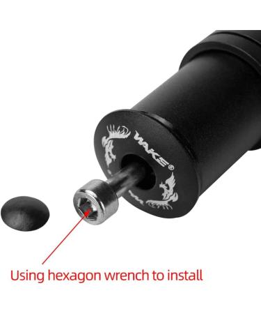LITEONE Bike Stem Riser Extender - Aluminium Alloy, Adjustable, Black - for Mountain, Road, MTB, BMX, Fixie - Buy Online on SooperMarket.com