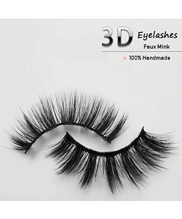 Jane Choi 3D Reusable False Eyelashes - 4 Pairs Handmade Dramatic Lashes with Eyelash Clip (G107) | Long & Thick Makeup Extension - Buy Online on SooperMarket.com