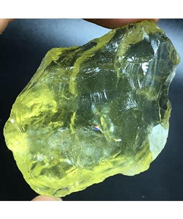 Natural Crystal Rough 1pcs Natural Yellow Crystal Crystal Stone Specimen 60g - Buy Online on SooperMarket.com