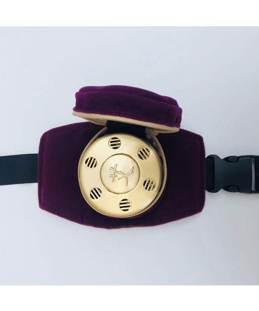 Milisten Portable Burner 1 Set Metal Bracket Metal Stand Moxibustion Box Portable Moxa Box Metal Brackets Single Box With Purple Cover - Buy Online on SooperMarket.com