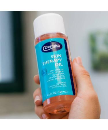 Dermisa Skin Therapy Oil - Multi-Purpose Moisturizing Oil with Vitamin E & A Chamomile Rosemary | 4.2 OZ Pack of 2 - Buy Internationally - Buy Online on SooperMarket.com