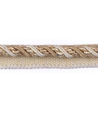 BEL AVENIR 0.43 inch 13 Yards Twisted Lip Cord Trim Basic Sewing Luxury Multicolor Handmade Crafts DIY Crafts Decoration Edge Piping Embellishments (Beige) Beige 0.43 inch