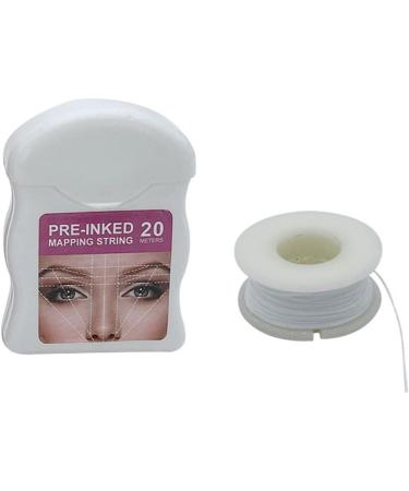 Eyebrow Mapping String Pre-Inked Microblading Mapping String Microblading Brows String Supplies Eyebrow Tool White - Buy Online on SooperMarket.com